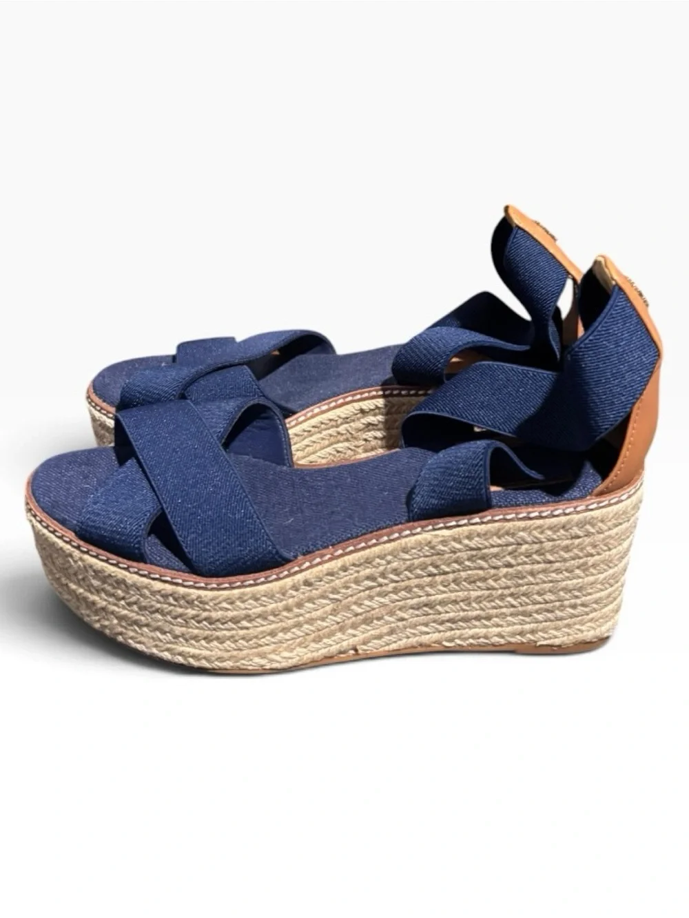 Tory Burch Frieda Espadrille Platform Wedge Sandals